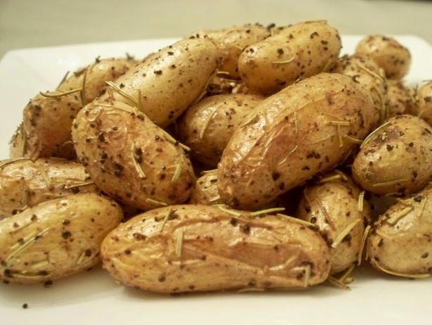 Roasted Rosemary Fingerlings. Photo by *Parsley*