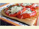 Italian Bruschetta With Herbed Mozzarella & Garlic Tomatoes