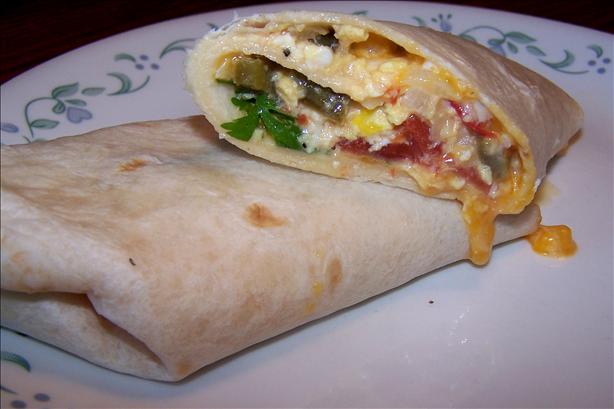 Nopalitos Con Huevos Breakfast Tacos. Photo by Rita~