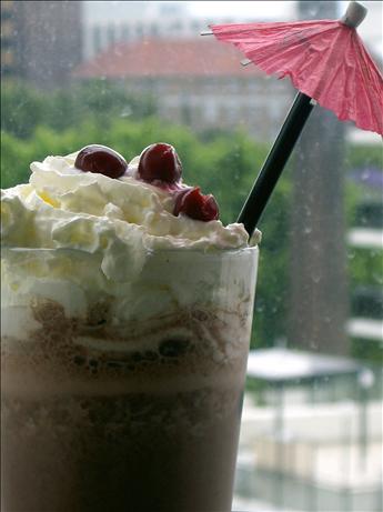 Black Forest Ice Cream Shake. Photo by AmandaInOz