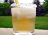 Sparkling Honey Lemonade in Citrus-Salt Rimmed Glasses. Recipe by SusieQusie