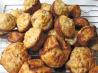 Savory Cheese, Cranberry and Herb Mini Muffins. Recipe by SusieQusie