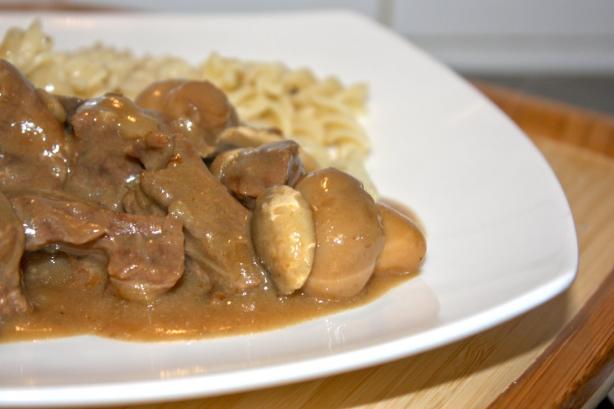 Crock Pot Beef & Mushrooms. Photo by Sarah_Jayne