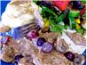 Veal Scaloppine With Grapes and Mushrooms