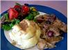 Veal Scaloppine With Grapes and Mushrooms