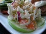Blue Cheese Coleslaw With Apples and Walnuts