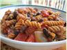 Mexican Pasta and Black Beans (Vegetarian)