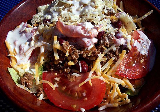 Taco Salad for a Crowd. Photo by diner524