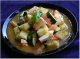 Easy Stewed Zucchini With Feta