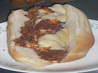 Cheeseburger Meatloaf Hoagies. Recipe by Lainey6605