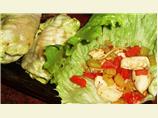 Szechuan Chicken (Or Tofu) in Lettuce Bundles (Solo Cooking)