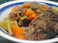 Garlic-Braised Beef Shanks