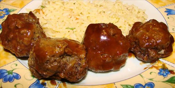 Sweet and Sour Meatballs. Photo by Boomette
