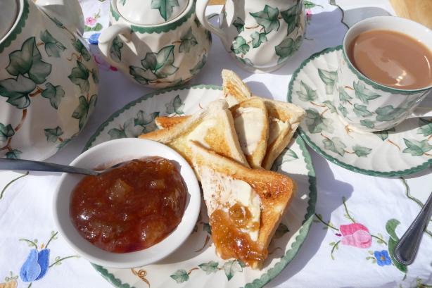 Rhubarb-Ginger Jam. Photo by Tea Jenny