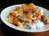 Dutch Oven Cashew Chicken. Recipe by SusieQusie