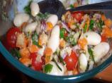 Lentil, Garbanzo and Tomato Salad. Photo by **Mandy**