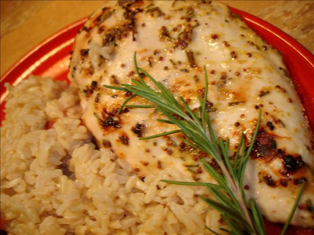 Mustard & Rosemary Marinade for Chicken & Fish. Photo by Vicki in CT