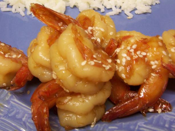Honeyed Prawns  (Shrimp)-. Photo by alligirl