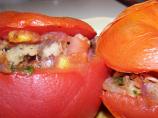 Savoury Filled (Stuffed) Tomatoes