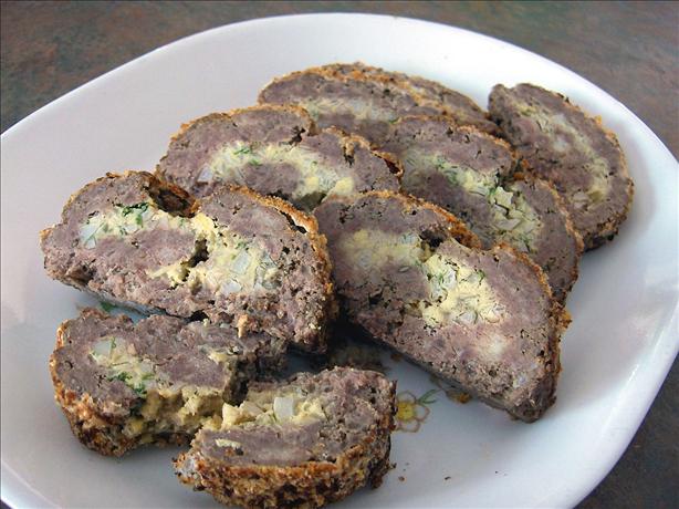 Russian Stuffed Meatloaf. Photo by Derf