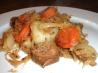 Crock Pot Sausage and Sauerkraut Dinner. Recipe by carolinafan
