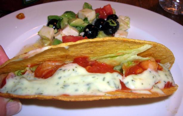 Shrimp Tacos With Cilantro Lime Yogurt and Corn Salsa. Photo by morgainegeiser