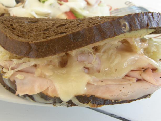 Turkey Reuben Sandwiches. Photo by mydesigirl