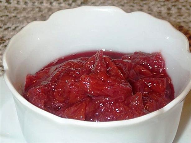 Rhubarb Cherry Compote. Photo by BarbryT