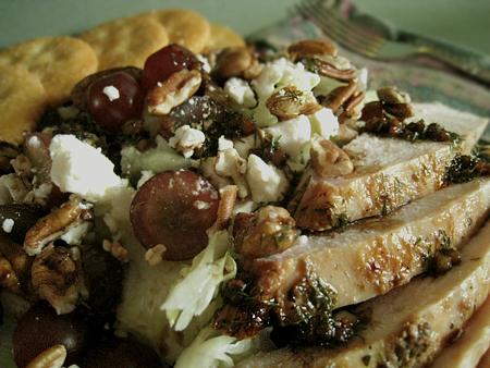 Montreal-Grilled Chicken Salad. Photo by Caroline Cooks