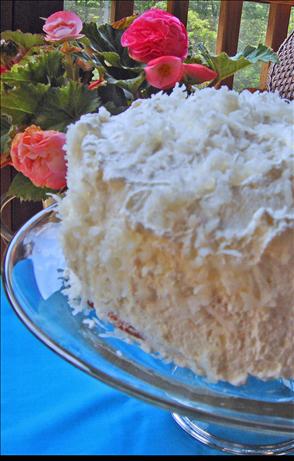 Halekulani Hotel Coconut Cake. Photo by Bev