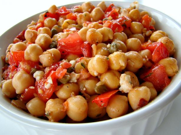 Chickpea Salad With Cumin Vinaigrette. Photo by Marg (CaymanDesigns)
