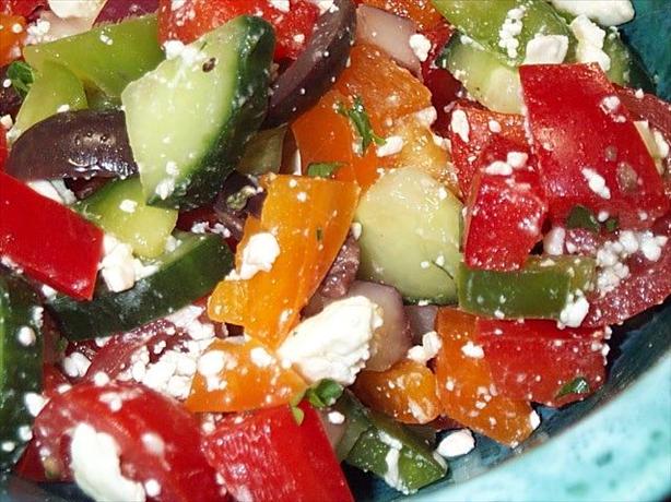 Greek Pepper Salad. Photo by BarbryT