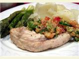 Grilled Chicken Breasts With Gazpacho Salsa