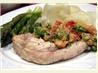 Grilled Chicken Breasts With Gazpacho Salsa. Recipe by Juenessa