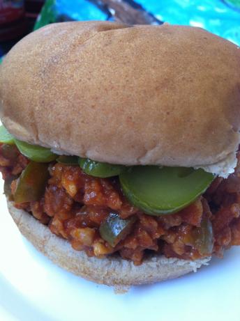 Tvp Vegan Sloppy Joes. Photo by JanuaryBride
