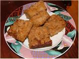 Pear Coffee Cake with Ginger Pecan Crunch Topping. Photo by Catherine Robson