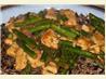 Chicken and Asparagus over Wild Rice