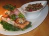 Salmon With Herb Shrimp Sauce