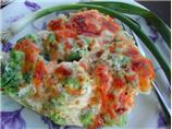 Broccoli-Cheese (Hash Browns) Flan