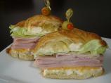 Ham and Cheese Croissant Sandwiches