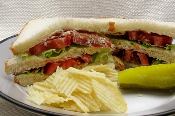 Double Decker Tomato Sandwiches. Photo by lazyme