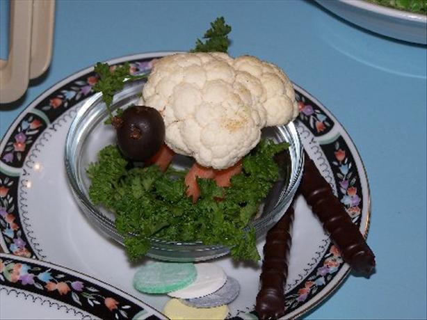 Cauliflower Sheep. Photo by Nyteglori