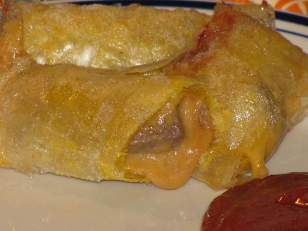 Philly Cheesesteak Spring Roll. Photo by Shelby Jo
