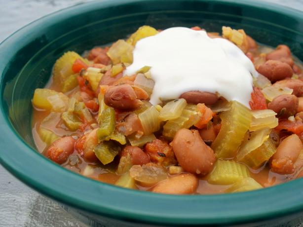 Spicy Crock Pot Pinto Bean Chili. Photo by *Parsley*
