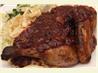 Roasted Duckling in Raspberry Sauce. Recipe by Bert's Kitchen Witch