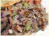 Hot -Slaw Cabbage in  Mustard-Pecan Butter. Recipe by Bert's Kitchen Witch