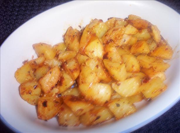 Moroccan Sesame Potatoes. Photo by Mims & Squims