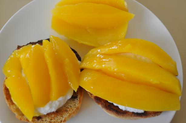 Crumpets With Fruit, Ricotta & Maple Syrup. Photo by I'mPat