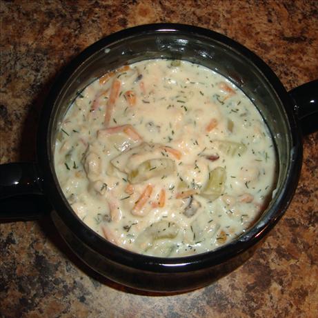 Slow Cooker Salmon Chowder. Photo by yogiclarebear