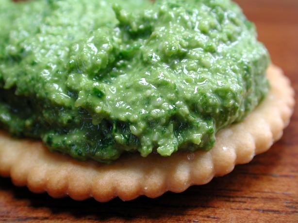 Basil, Parmesan and Cashew Dip. Photo by Chef floWer